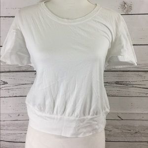 Abound women top ruffles sleeves size M NWT